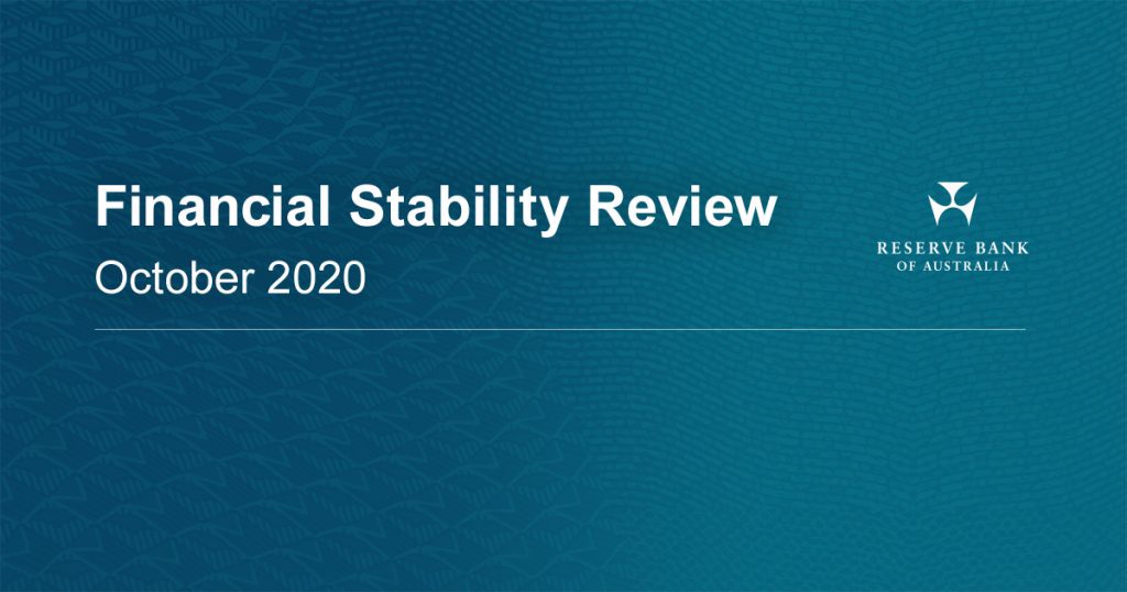RBA financial stability review October 2020